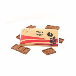 Шоколадная плитка с логотипом 47 г крафт